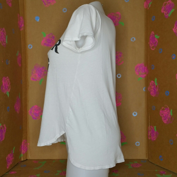 WILDFOX Forever Young White T Shirt Size XS - Picture 5 of 12